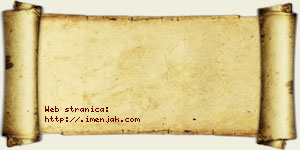 Tamara Vojinović vizit kartica